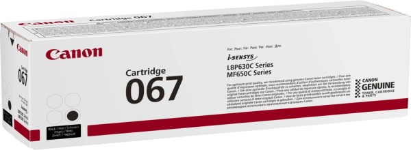 60620_Original_Canon_Toner_Catridge_067_schwarz_für_i-Sensys_LBP_633Cdw_LBP631_MF651Cw_B-Ware