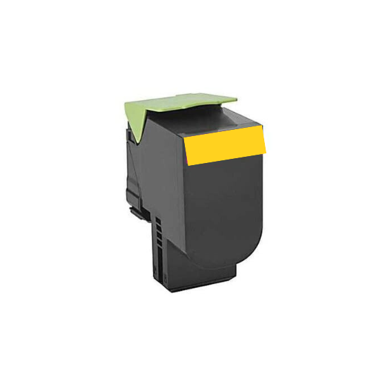 63530_Toner_kompatibel_mit_Lexmark__80C0S40_Yellow_für_CX_310