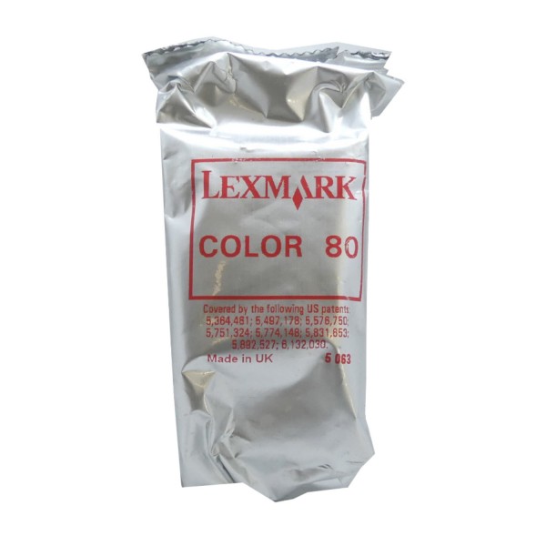 Original Lexmark Tintendruckkopfpatrone 80 farbig für Color 45 N Blister