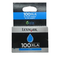 Original Lexmark Return Tinte 100 XL cyan für S 400 500 600