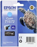 Original Epson Tinte Patrone T1572 cyan XL für Stylus Photo R3000