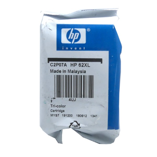 Original HP Tintenpatrone 62XL farbig für Officejet 200 250 5700 8040 Blister