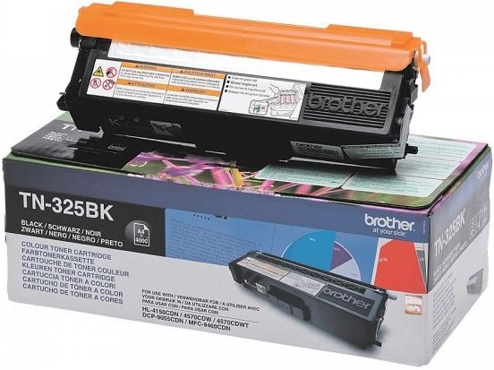 Original Brother Toner TN-325BK DCP 9055CDN 9270CDN MFC-9970 oV