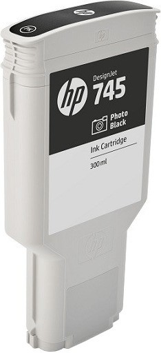 61195_Original_HP_Tinte_Patrone_745_Foto-schwarz_F9K04A_DesignJet_Z_2600_5600_AG