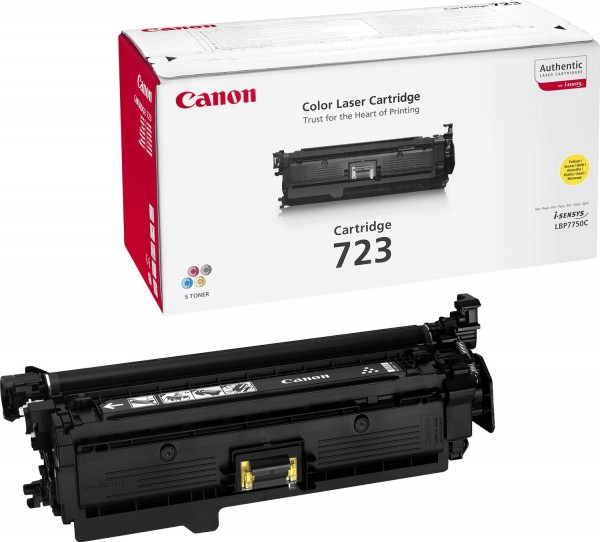 Original Canon Toner 2641B002 CRG 723 gelb für I-Sensys LBP-7750 oV