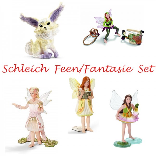 Schleich Feen / Fantasie 5 Figuren Set 70462 70463 70456 42098 70491