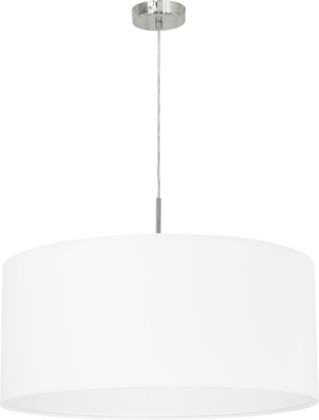 Eglo Pasteri moderne Pendelleuchte rund weiß Textilschirm Stofflampe 38 cm  Durchmesser E27 | LEDs & Lampen | Technik | Alles für Ihren Drucker -  Druckerpatronen günstig kaufen!