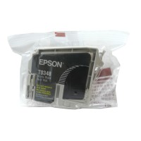 Original Epson Tinten Patrone T0348 schwarz für Stylus Photo 2100 2200 4000 Blister