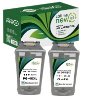 2x callmenew TINTE PATRONE für CANON PG-40 CL-41 SET Fax JX200 Pixma IP110 MP450 MP150 MX30