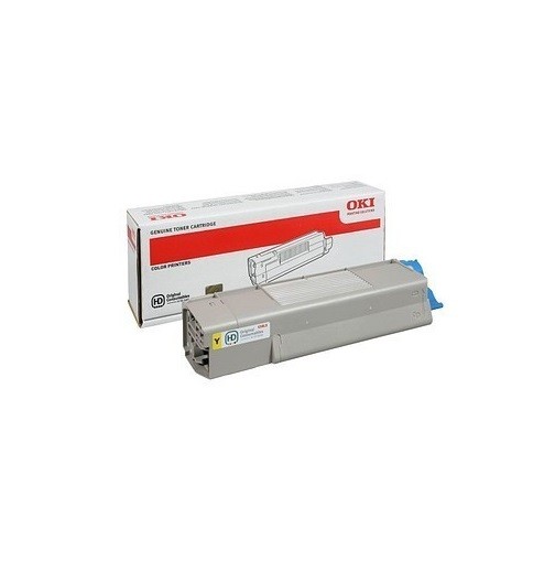 25269_Original_OKI_Toner_44315305_gelb_für_C_610_Neutrale_Schachtel
