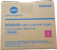 Original Konica Minolta Toner TNP-49M A95W350 magenta für Bizhub C 3351 3851 B-Ware