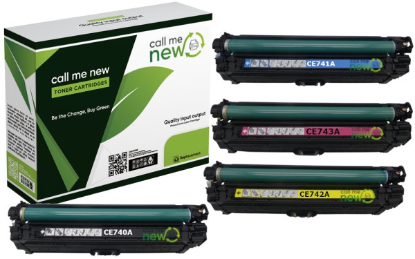 54672_4x_Callmenew_Toner_für_HP_CE740A-3A_Color_LaserJet_CP_5200_5225_Professional_CP_5200_5225