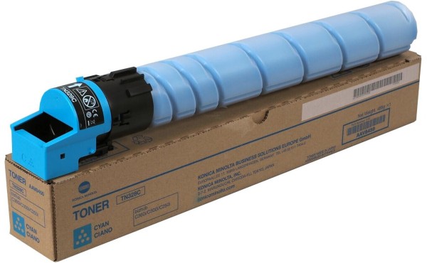 59538_Original_Konica_Minolta_Toner_TN-328C_cyan_für_Bizhub_C_250_300_360_i_B-Ware