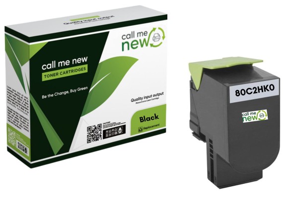 61908_Callmenew_Toner_kompatibel_mit_Lexmark_Toner_80C2HK0_schwarz_für_CX_410_510