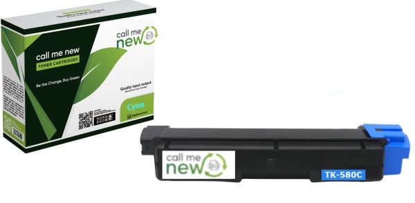 Callmenew Toner für Kyocera TK-580 cyan Ecosys P 6021 FS-C 5150