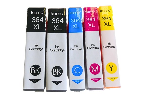61947_4x_Kamo_364XL_kompatibel_mit_HP_364_XL_Set_für_Deskjet_3070_3520_3522_Officejet_4620_4622