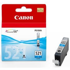 Original Canon Tintenpatrone CLI-521 cyan für Pixma 550 870 3600 4600 4700