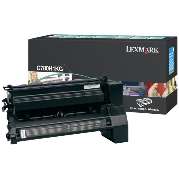 Original Lexmark Toner C780H1KG schwarz für C 780 782 oV