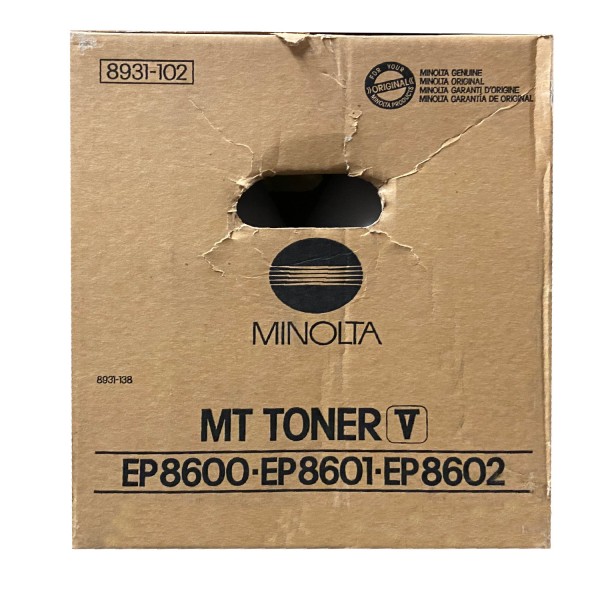 42854_Original_Konica_Minolta_Toner_8931-102_schwarz_für_EP_8600_8601_Neutrale_Schachtel