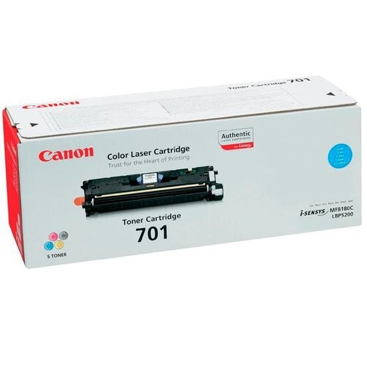 Original Canon Toner 9286A003 CRG701 cyan für LBP-5200 MF-8180C