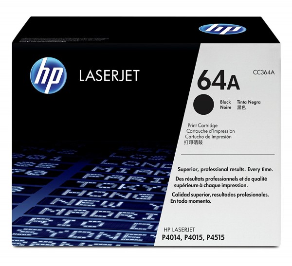 Original HP Toner 64A CC364A schwarz LaserJet P4014 P4015 P4515 B-Ware