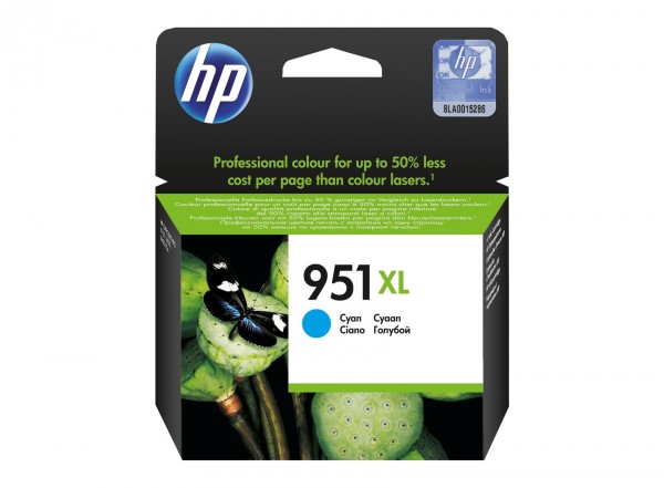 Original HP Tinte Patrone 951 XL cyan Officejet 8600 8615 8620 8630 MHD