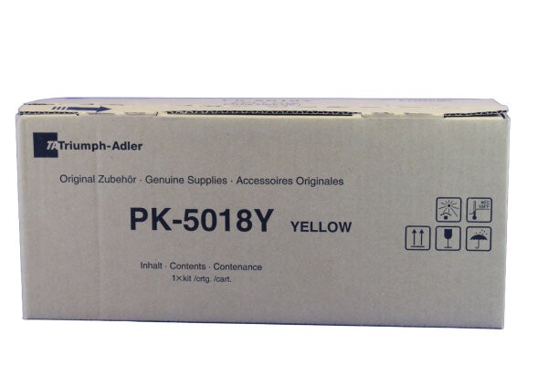 63876_Original_Triumph_Adler_Toner_PK-5018_Y_(1T02TWAUT0)_yellow_für_P-C_3562_3566_B-Ware