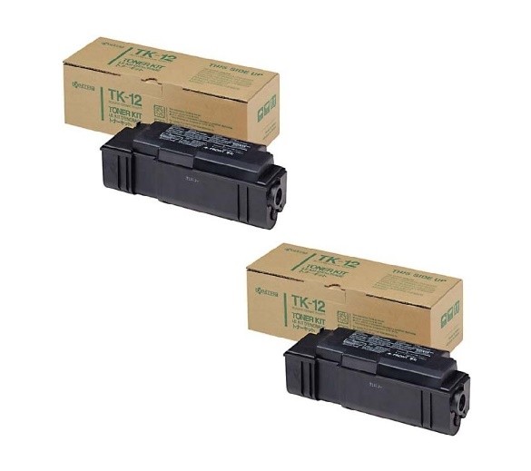 2x Original Kyocera Toner TK-12 schwarz für FS 1600 6500 3400 B-Ware