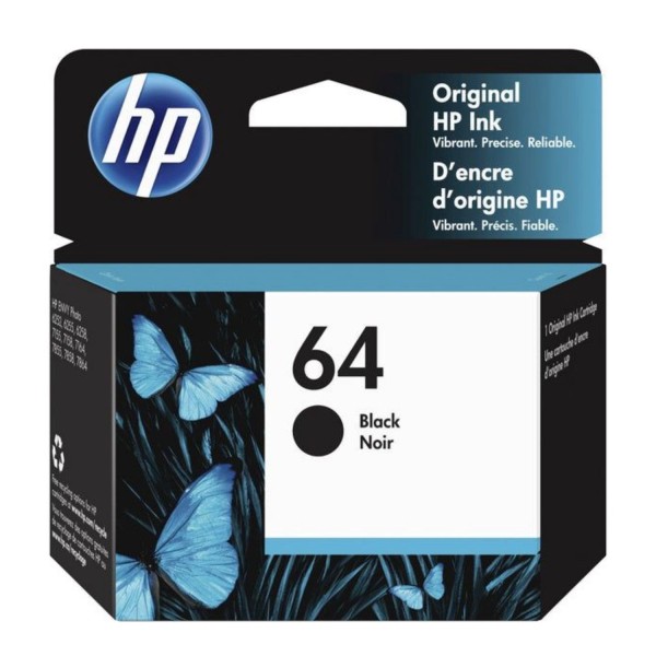 61863_Original_HP_64_Tinte_Patrone_schwarz_HP_ENVY_6220_6230_6252__NEUER_Blister