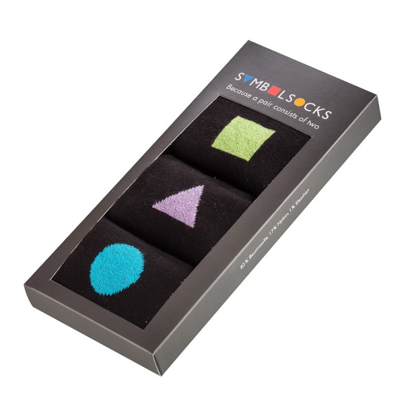 62292_Symbol_Socks_Classic_Socken_9_Paar_schwarz_Wohlfühlen_dick_Baumwolle_Herren_Gr_35-38