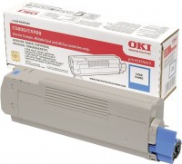 Original OKI Toner 43324423 cyan für C 5500 5550 5800 5900 oV