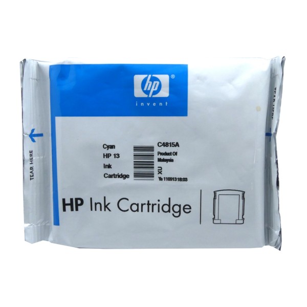 Original HP Tinten Patrone 13 cyan für Inkjet 1000 Officejet 850 Blister
