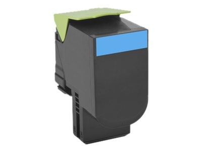 60872_Original_Lexmark_Toner_80C0X20_cyan_für_Lexmark_CX410_CX510_A-Ware
