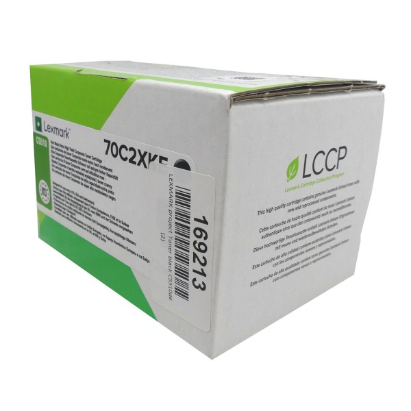 45148_Original_Lexmark_Toner_70C2XKE_schwarz_für_CS_510_Neutrale_Schachtel