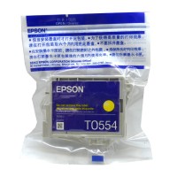Original Epson Tinten Patrone T0554 gelb Stylus Photo 240 420 520 Blister
