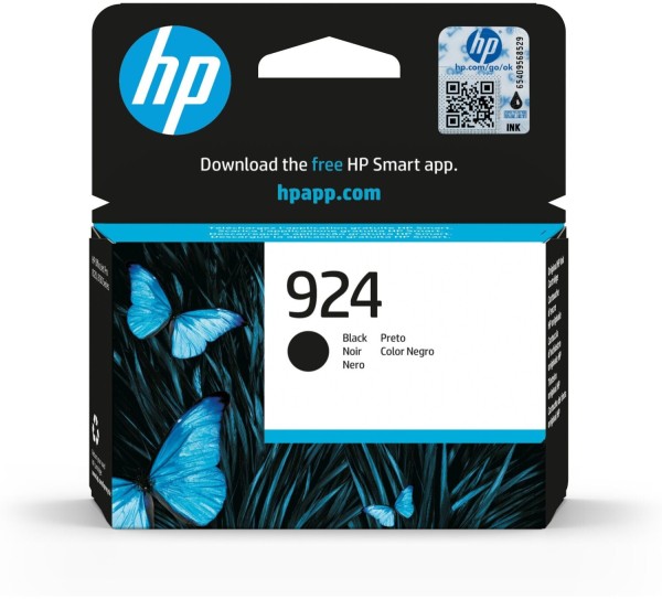 60729_Original_HP_924_Tinte_4K0U6NE_Patrone_schwarz_Officejet_Pro_8122e_8124e_8125e_8132e_8134e_8135e_AG