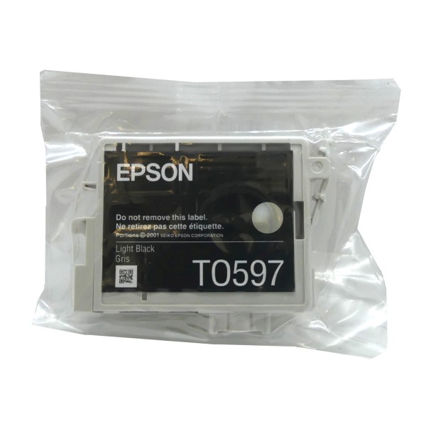 25062_Original_Epson_Tinten_Patrone_T0597_schwarz_hell_für_Stylus_Photo_R2400_Blister