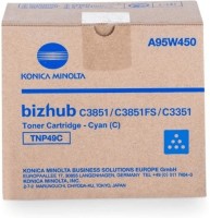 Original Konica Minolta Toner TNP-49C cyan für Bizhub C 3351 3851 B-Ware