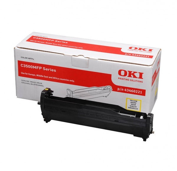 47365_Original_OKI_Trommel_43460221_gelb_für_C_3520_C3530_MC_350_360_B-Ware