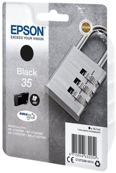 Original Epson Tinte Patrone 35 für Workforce Pro WF 4700 4725 4740