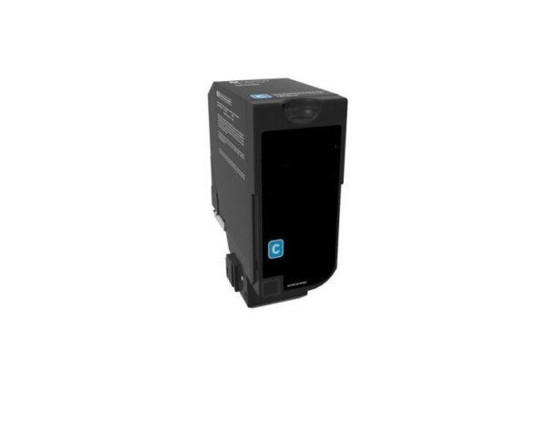 63855_Toner_kompatibel_mit_Lexmark_74C2SCE_cyan_für_CS_720_725_CX_725