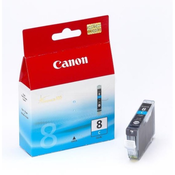 Original Canon Tinten Patrone CLI-8 foto cyan für Pixma 3300 3500 4200 4500 6600