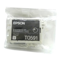 Original Epson Tinten Patrone T0591 schwarz für Stylus Photo R2400 Blister