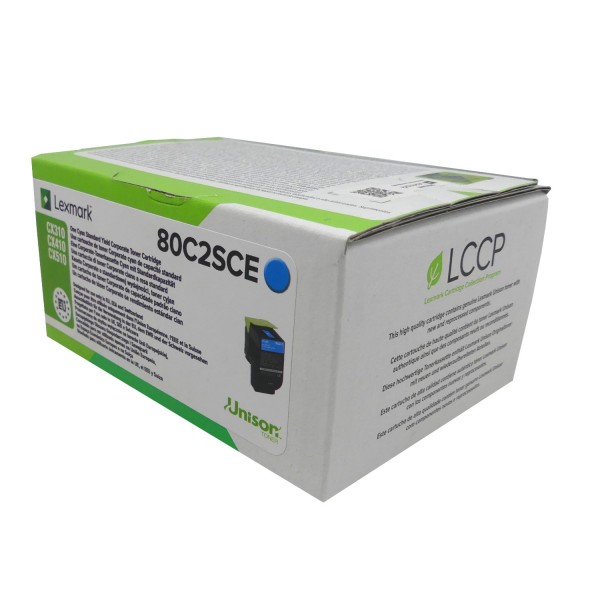 44031_Original_Lexmark_Toner_80C2SCE_für_CX_310_410_510_Neutrale_Schachtel