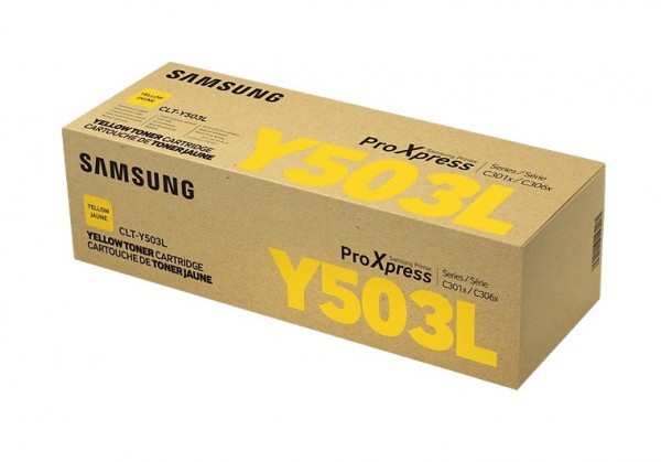 45903_Original_Samsung_Toner_CLT-Y503L_für_ProXpress_C_3000_3060_3010_Neutrale_Schachtel