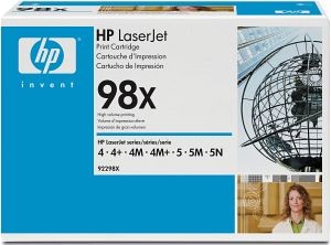 Original HP Toner 98X 92298X Laserjet 4 4 Plus 4M 4M Plus 4MX 5 5M 5N B-Ware