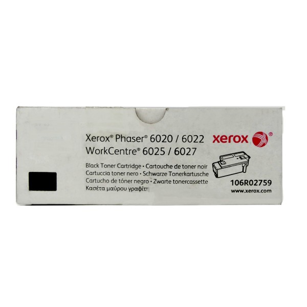 Original Xerox Toner 106R02759 schwarz für Phaser 6020 6022 6027 B-Ware