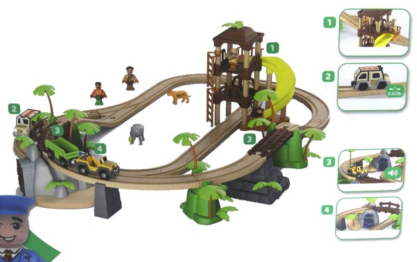 56037_Playtive_Eisenbahn-Set_Dschungl_aus_Holz_47-teilig_Spielzeug_Spaß_Geländewagen_Spielfiguren_Tiere