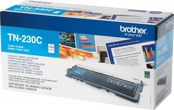 Original Brother Toner TN-230C HL 3075CW 3045CN MFC-9125CN NEU umverpackt