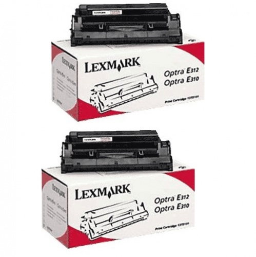 2x Original Lexmark Toner 13T0101 schwarz für Optra E310 ...